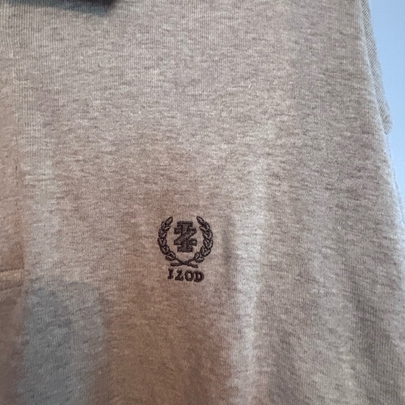 IZOD Men's Tan Polo Shirt - Picture 2 of 3